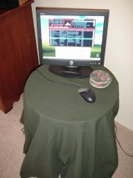 Closeup of table